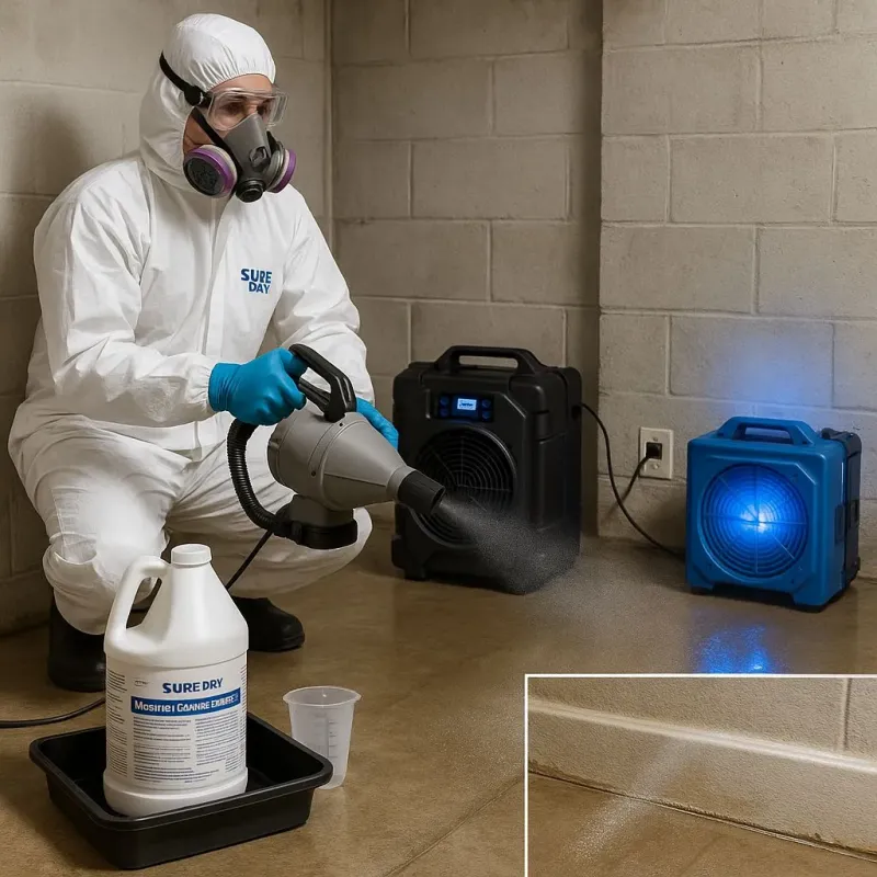 Sanitization and Odor Removal process in Kensington, CA