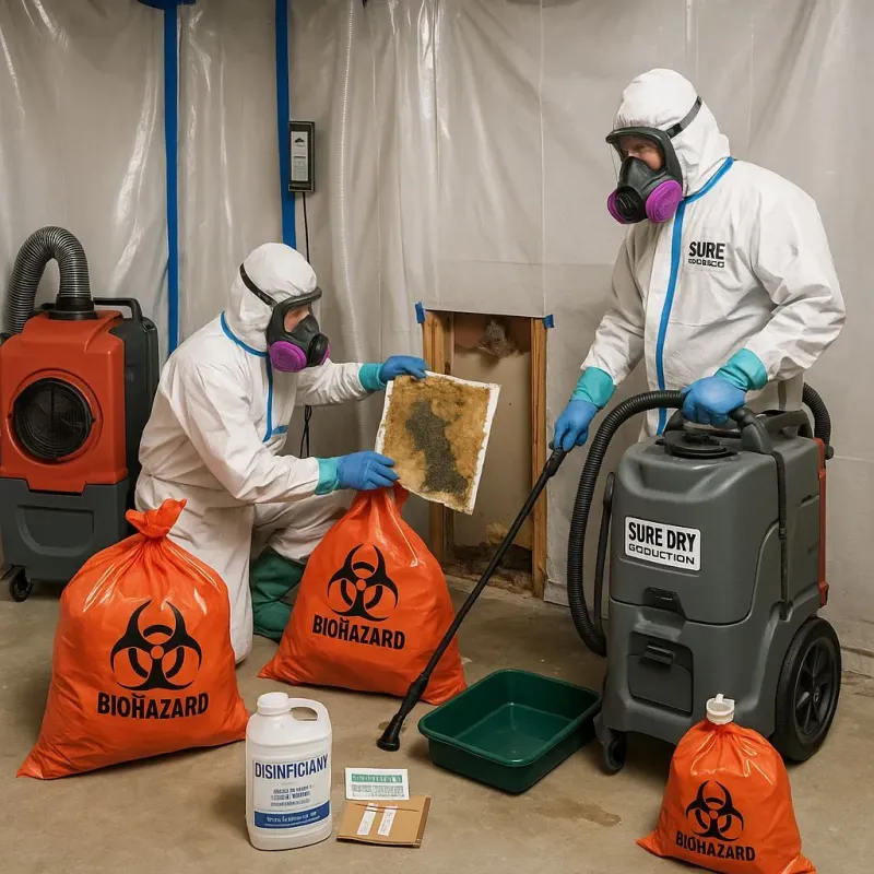 Contaminated Water Handling Protocols process in Kensington, CA