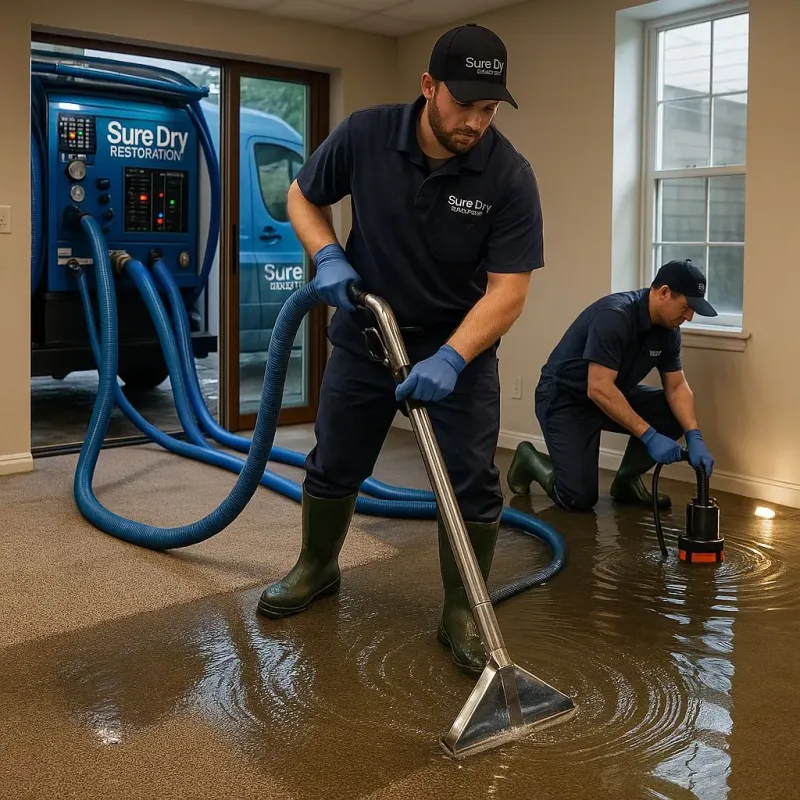 Water Extraction and Removal process in Kensington, CA
